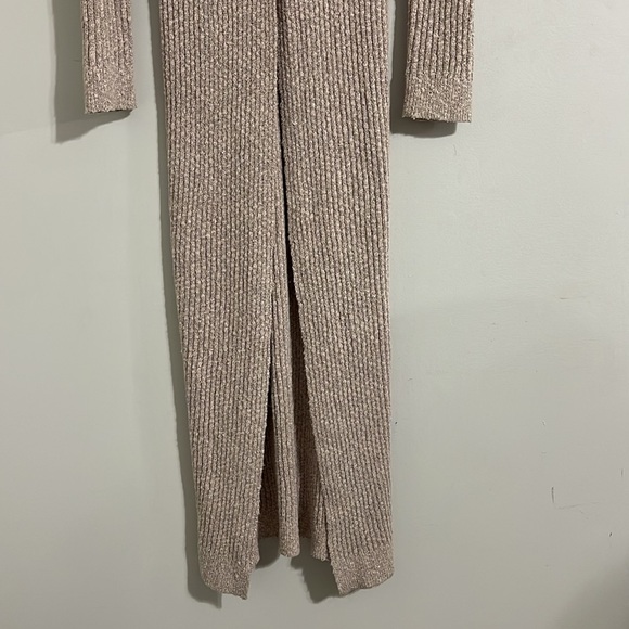 Free People 'Skylight' Rib-Knit Long Cardigan Sweater, Morning Oat XS - Picture 6 of 14